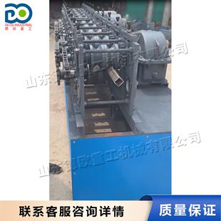 圆管钢材回收变方机 圆管变方管成型设备 旧脚手架圆管压方管设备