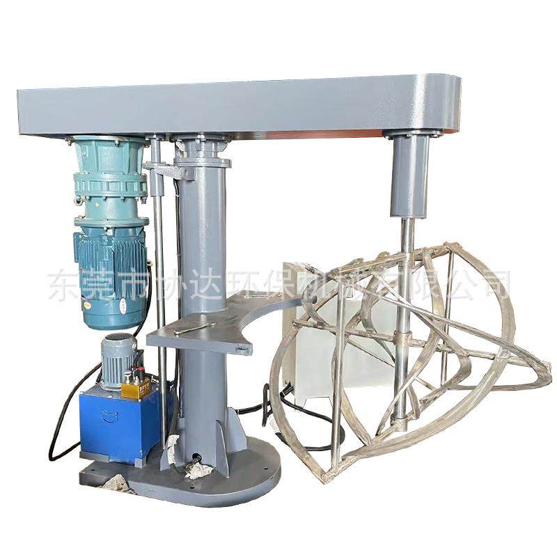 一机可配多桶 钢化涂料膏状搅拌机 腻子膏分散机 水性涂料分散机