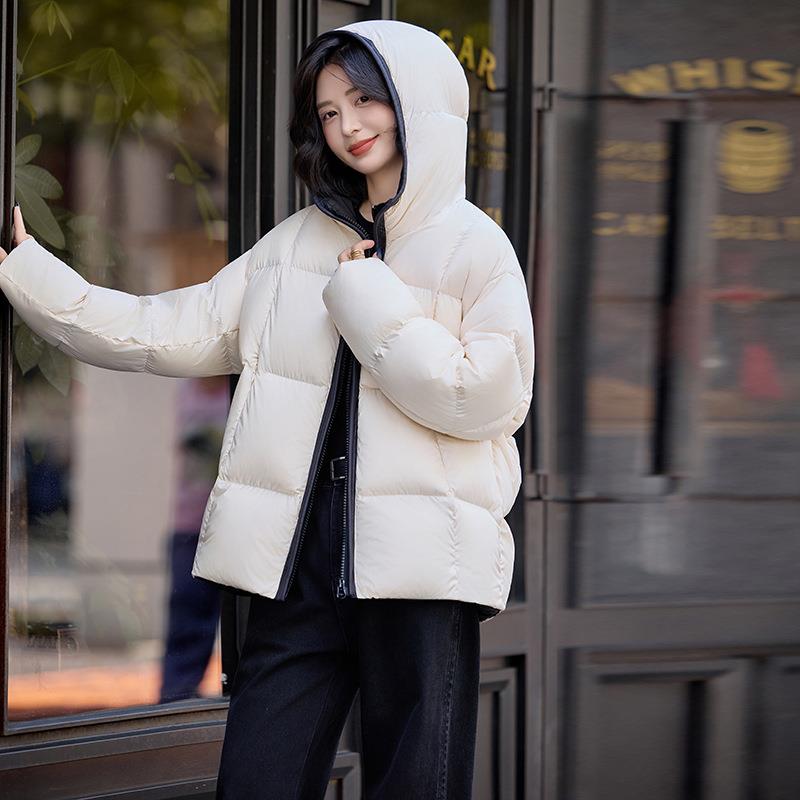 式羽绒服202女5冬季新款女连装帽加厚保暖面包服羽绒外套SY女SY27