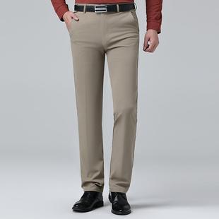 J休男裤 秋冬季 务直筒340 高端商装 中闲年爸爸百搭男长 男闲士休裤