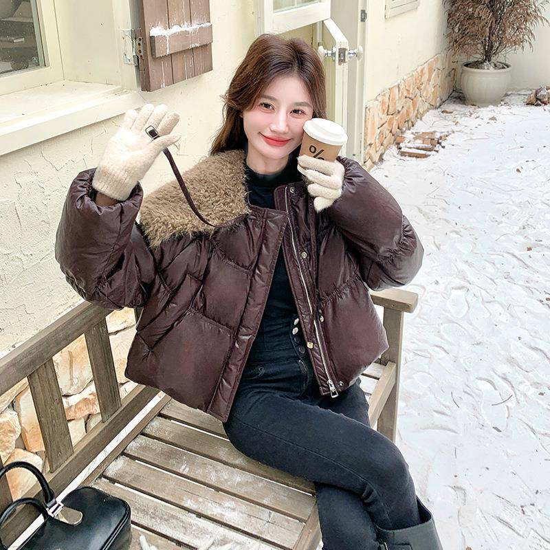甜酷气质小D115-C26女个子羽绒服厚保暖年百冬季新加款独特设计搭