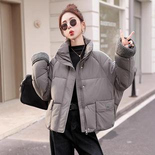 927领羽绒棉服女外士宽松短款 正品 个子立年71 新款 棉衣 撤小柜冬季