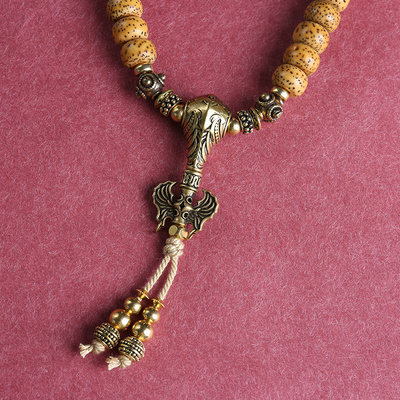 纯铜藏式108佛珠diy饰品