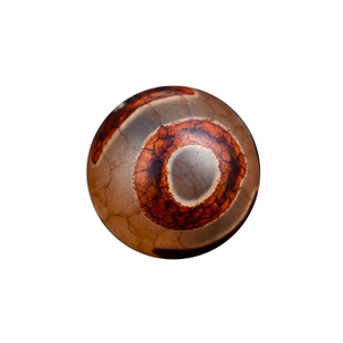 沃莹藏式三眼天珠玛瑙圆珠散珠金刚星月菩提配件DIY佛珠手串配饰