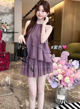 半身短裙两件套女夏季时尚