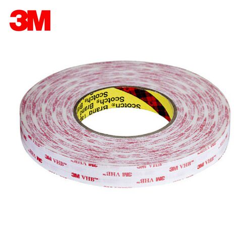 3M 强力双面胶 VHB4920 白色泡棉无痕替代螺丝耐温93℃防水耐溶