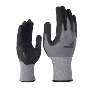 代尔塔 DELTAPLUS 201725 丁腈浸胶点塑轻型防寒触屏手套库房搬