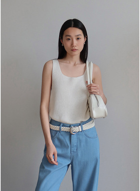 CLEAN SPACE 柔软细腻针织背心女2025广州十三行新款打底衫 53218