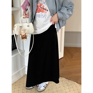 垂感松紧腰宽松显瘦A字半身裙ZY4046 随性自洽 3th Morning
