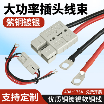 适用安德森插头带线对接线束定制