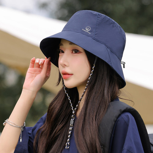 新款帽子女款户外防晒帽登山夏季渔夫帽遮阳帽V遮阳帽0810r