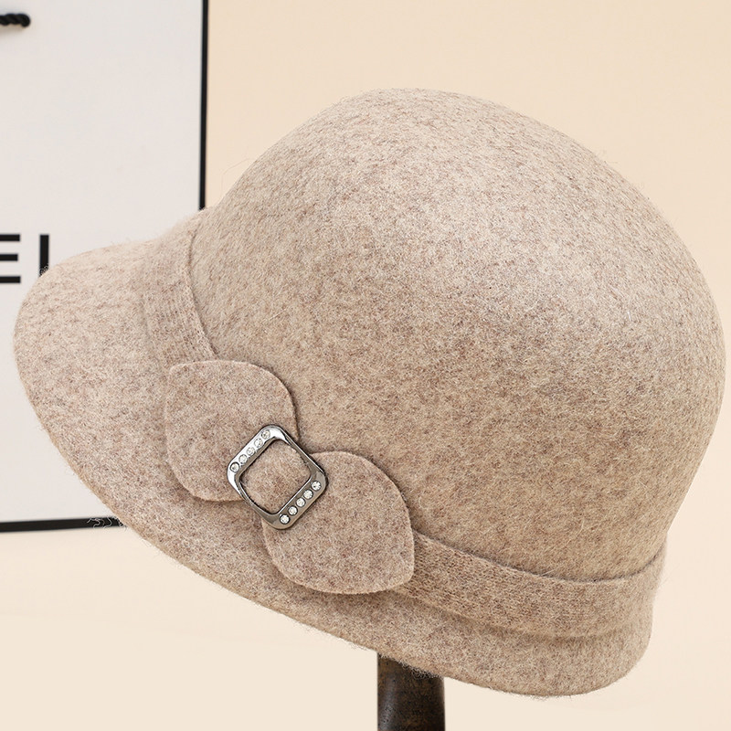 中老年人帽子女秋冬天妈妈保暖礼帽奶奶加厚羊毛呢盆帽冬季渔夫帽,服饰配件/皮带/帽子/围巾,帽子,淘宝优惠券,粉丝福利购,淘宝优惠卷