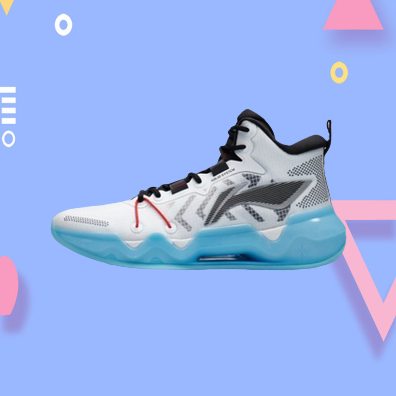 李宁篮球鞋男鞋利刃2新款减震中帮运动鞋专业比赛鞋ABAR087