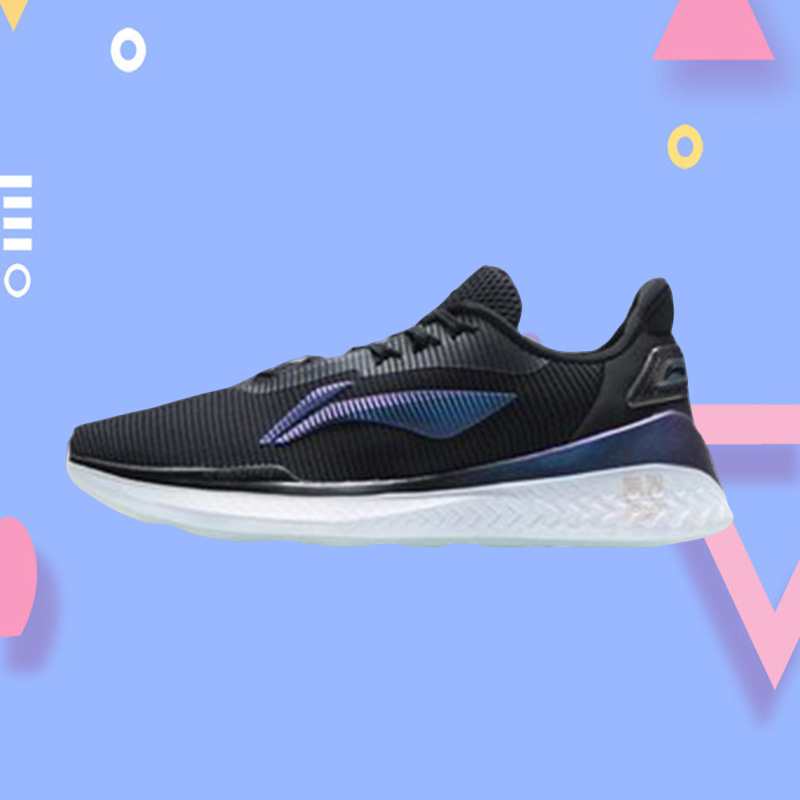 李宁正品秋新款运动鞋男无界一体织透气舒适多功能训练鞋AFPR017