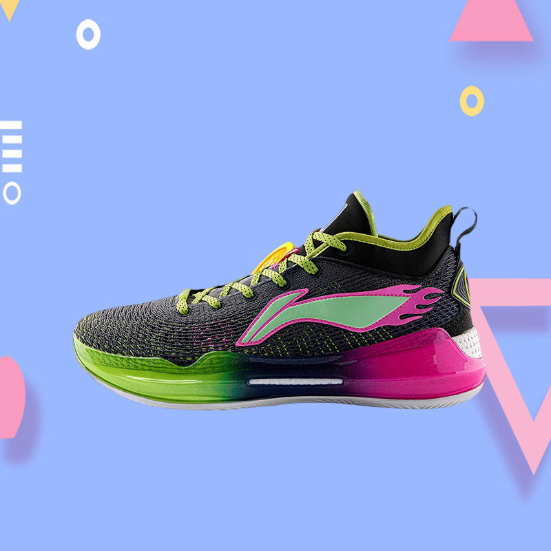 李宁 驭帅13low 42低帮男子减震耐磨回弹实战篮球鞋abaq013