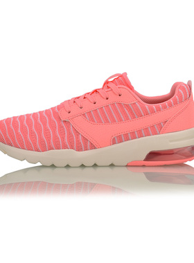 中国李宁新款女子半掌气垫一体织经典休闲鞋舒适运动鞋 AGCM072