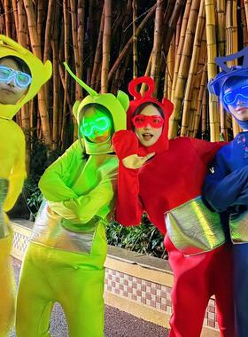 天线宝宝！万圣节cos服装卡通人偶成人男女抽象搞笑衣服表演年会