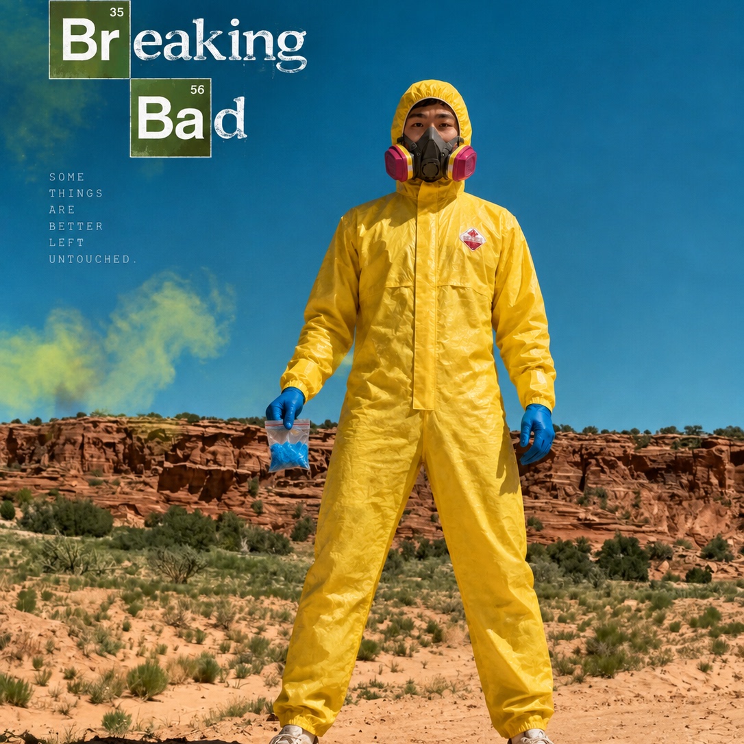 Breaking Bad老白黄色防化服Cos绝命毒师 海森堡连体衣万圣节服装
