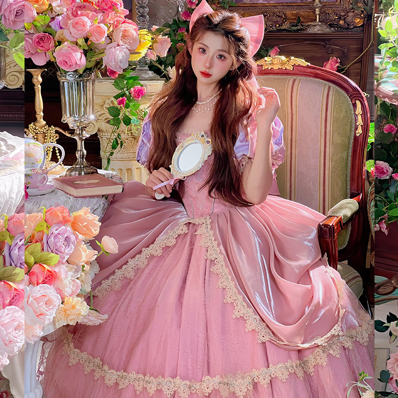 迪士尼爱丽儿公主裙子成人cos演出服装美人鱼假发穿搭衣服饰礼服