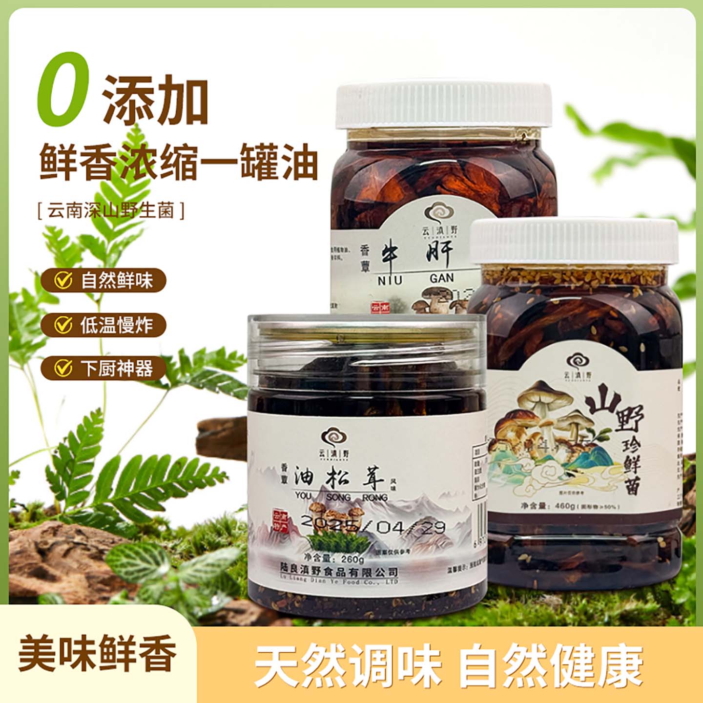 云南特产油鸡枞菌菇油