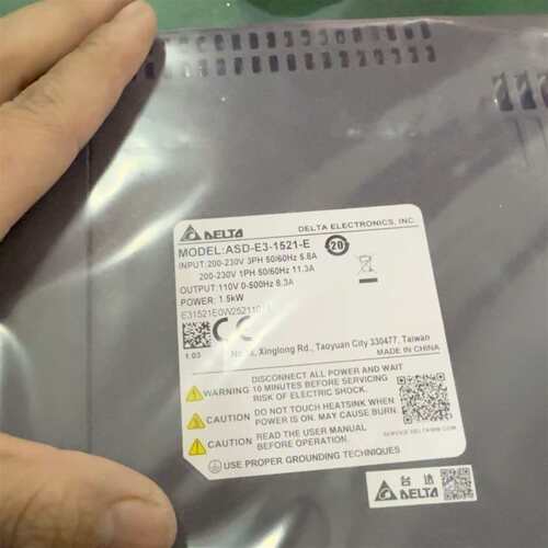 可维修伺服驱动器ASD-E3-1521-E议价