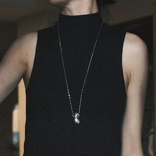 耳边铛228韩国博主gyoere同款花瓶长项链小众设计感颈链双层项链