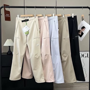 大厂订单！男女情侣款冬季新款防风保暖防泼水软壳加绒休闲冲锋裤