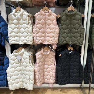 日单! 2025年秋冬童装男童女童高级轻型羽绒背心/外套夹克471376