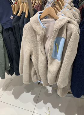 日单   自留秒入  21秋冬摇粒绒拉链连帽外套FX421586