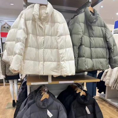 日单你  秋冬女装立领云感羽绒服廓形蓬松加厚夹克外套上衣469901