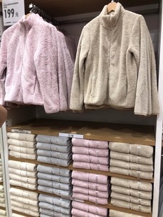 秒起来！2025年冬季新款女装长绒摇粒绒拉链茄克毛毛长袖FX428330