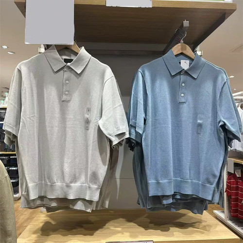 日单    2025年春夏新款男装女装可机洗针织polo衫/短袖T恤476997