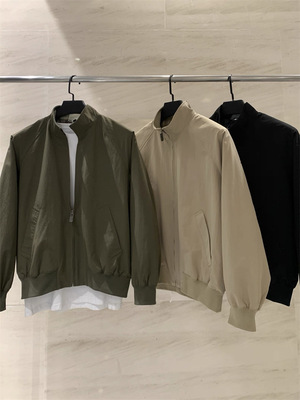 老钱风！2026年春季男女百搭休闲立领拉链哈灵顿夹克外套484610