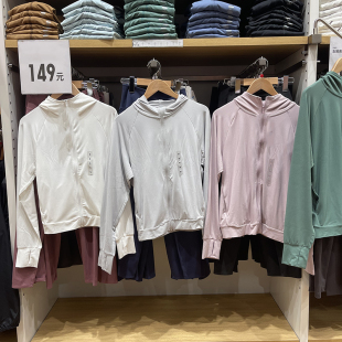 23夏季 纯色防紫外线连帽透气网眼轻薄防晒衣女 日单 bi入