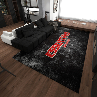 原创潮牌复古风FOG ESSENTIALS地毯男生电竞房客厅卧室床边大地垫