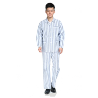 品牌純棉醫(yī)院套裝女款粉條病號服