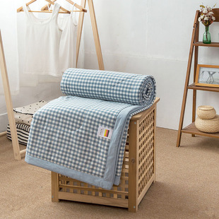 无印良品空调被夏凉被夏季 单人春秋被子纯棉花夏被四件套双人全棉