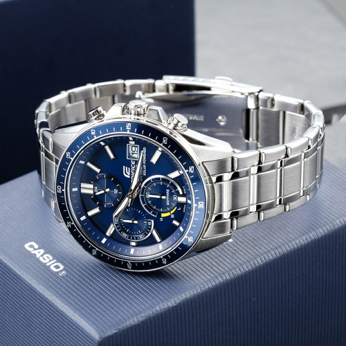 男士石英手表卡西欧太阳能蓝宝石