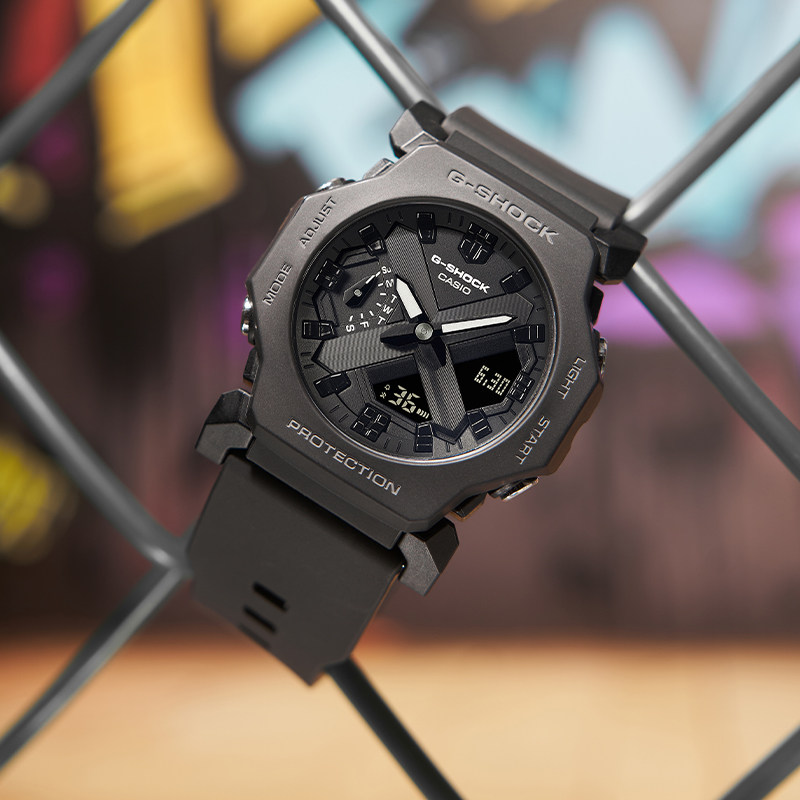 卡西欧手表男款GSHOCK新品简约小表盘学生防水运动电子表GA2300