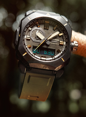 卡西欧手表男款PROTREK官方正品登山时尚运动防水电子表PRW-6900Y