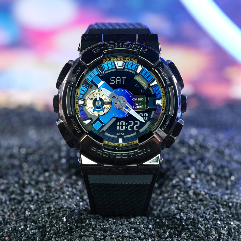 卡西欧男生手表GSHOCK官方正品金属炫彩小钢炮学生运动防水男表