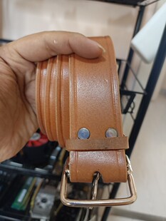 吉林柳河牛皮裤腰带电工皮带长1.1米宽3.6厘米厚4毫米头层真皮