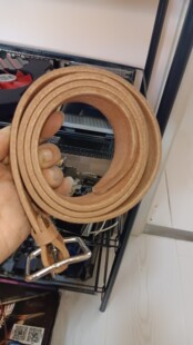 吉林柳河牛皮裤腰带皮带电工腰带头层牛皮3.6-3.8厘米宽 4mm厚