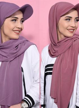 太阳帽马来西亚包头帽 musslim cap hejab turban hijeb scarfhat