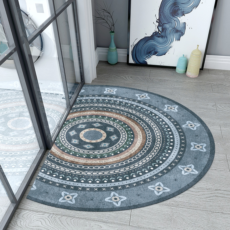 地垫进门家用北欧ins风半圆创意