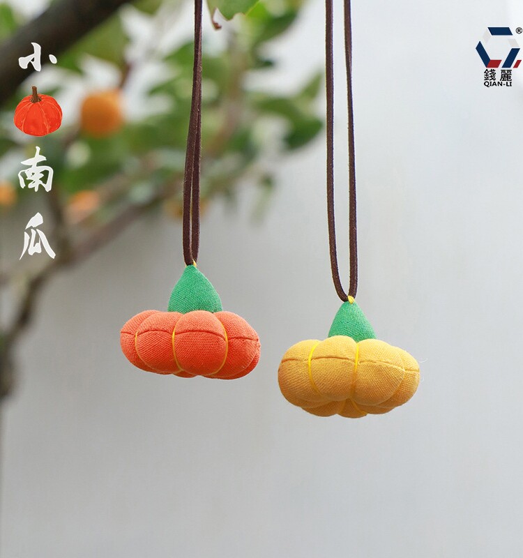 수제 DIY 향 주머니 재료 패키지 호박 향 주머니 자체 자수 지갑 반제품 뜸쑥 잎 모기 구충제 향 주머니 창의적이고 귀여운