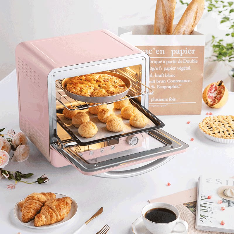 小熊电烤箱多功能家用一体烘焙蛋糕面包全自动20升大容量小型迷你