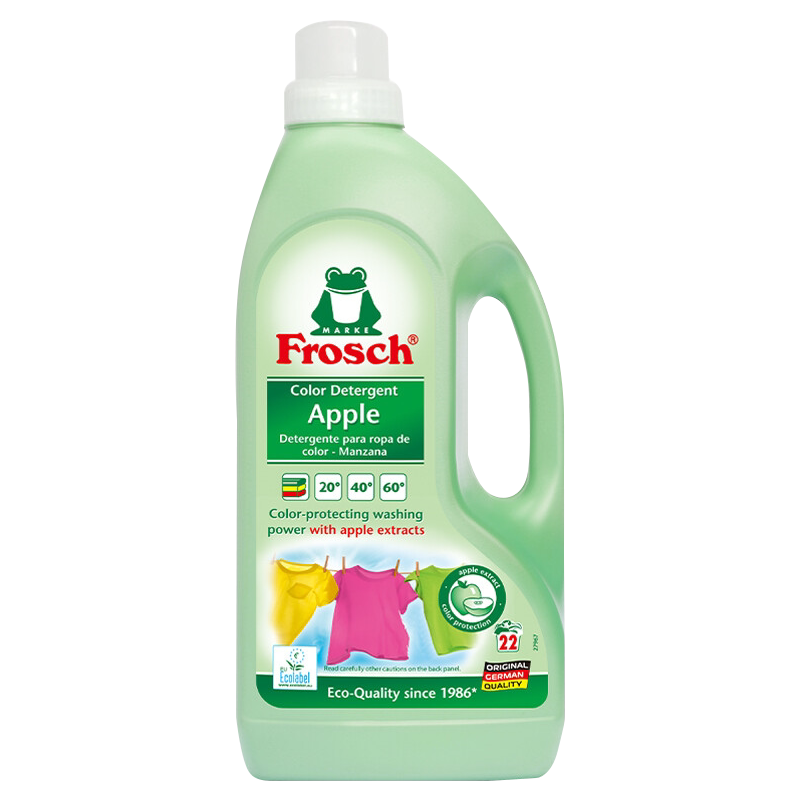 Frosch/福纳丝彩色衣物固色洗衣液防串色染色护色洗衣液1.5L