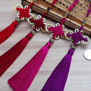 高档富贵结同心结汽车挂件民族风特色中国结婚庆出国送老外小礼物