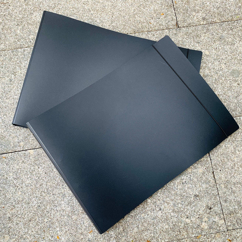 가로 A3 A4 B5 A5 루스리프 포켓북 HD 보호 가방 투명 정보 책 수납 가로 폴더